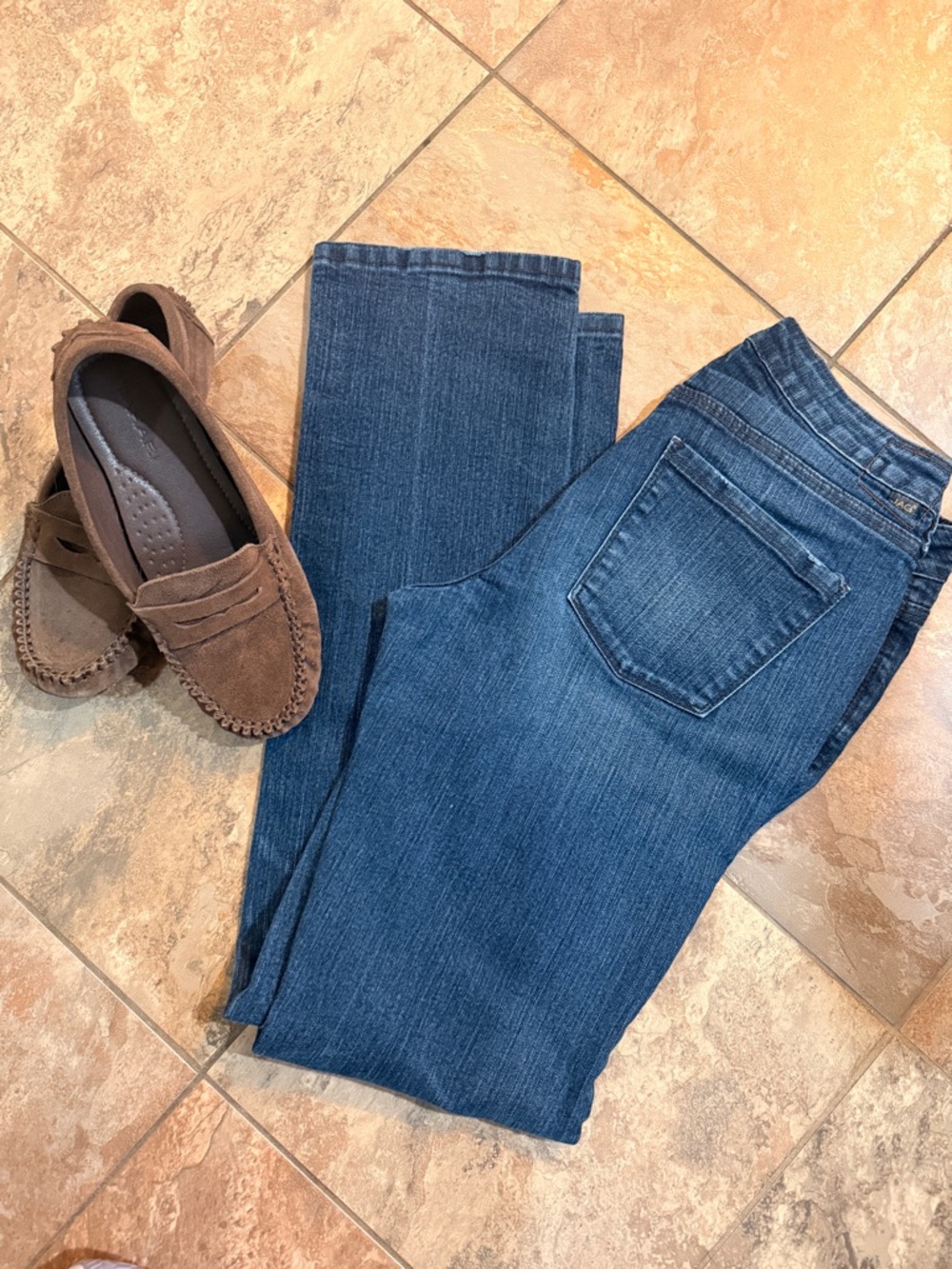 JAG Jeans Size 6 Bootcut Low Rise Stretch Jeans Medium Wash